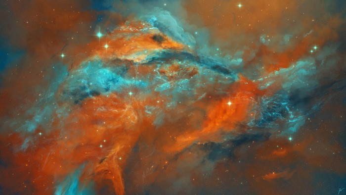 Nebula space art by JoeyJazz