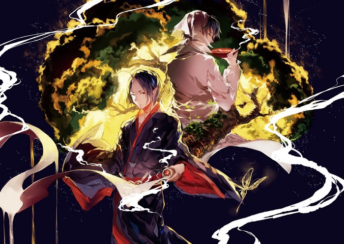 Hoozuki no Reitetsu characters in a fantasy setting