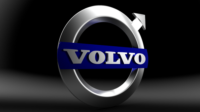 Volvo logo 3D render