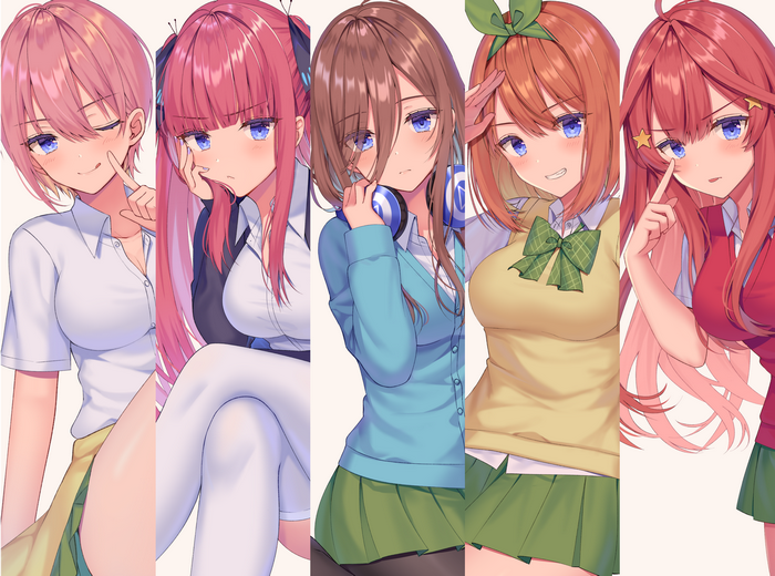 5-Toubun no Hanayome Nakano Quintuplets Portrait