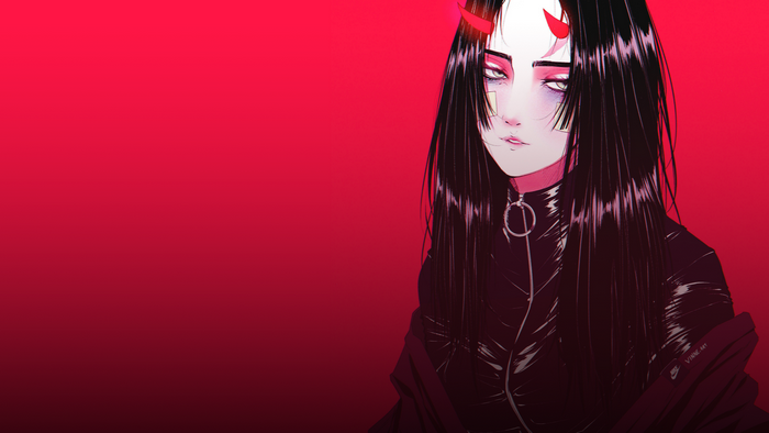 Vinne Digital Art of Demon Girl