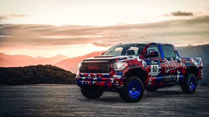 4K Toyota Tundra pickup truck with Twix livery