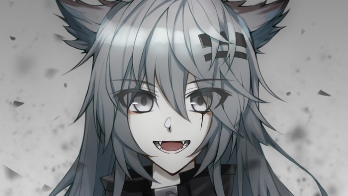 Lappland From Arknights With Silver Hair