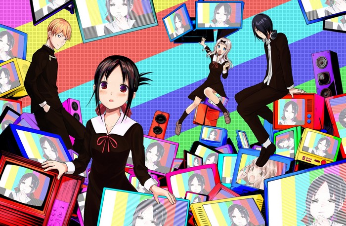 Kaguya-Sama: Love is War Characters with TVs