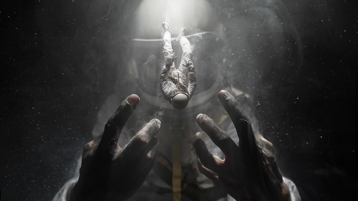 4K Digital Art of Astronaut in Space