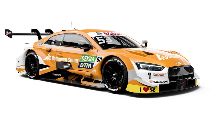 Audi RS 5 DTM Race Car with Bosch and Hankook Livery
