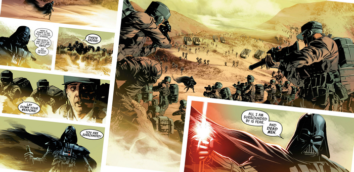 Darth Vader from Star Wars comic book