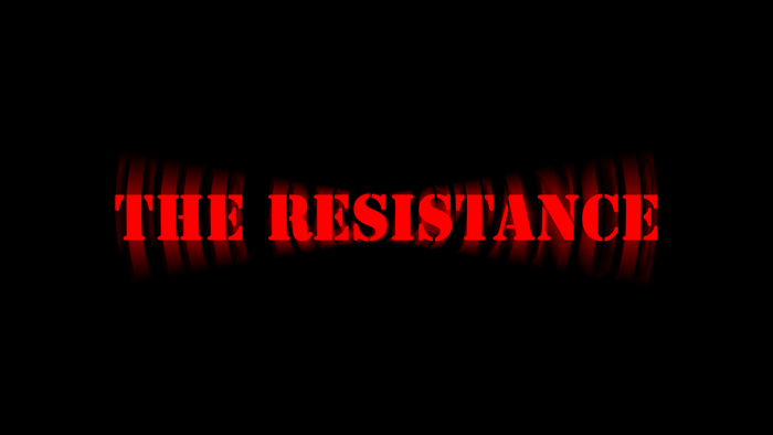 The Resistance typography