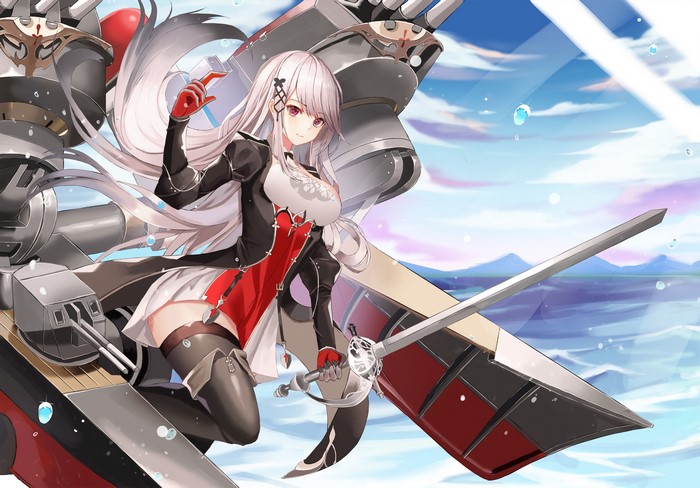 Dunkerque Azur Lane 4K Digital Art