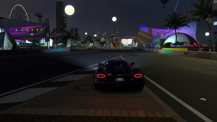 Koenigsegg Agera R in Forza Horizon 3 at night