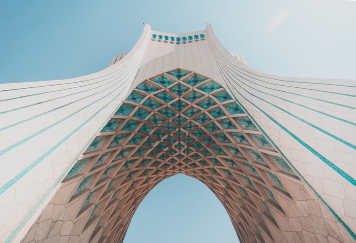 Azadi Tower in Tehran, Iran