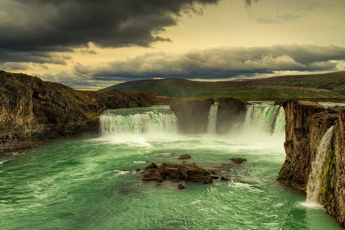 Godafoss Waterfall in Iceland