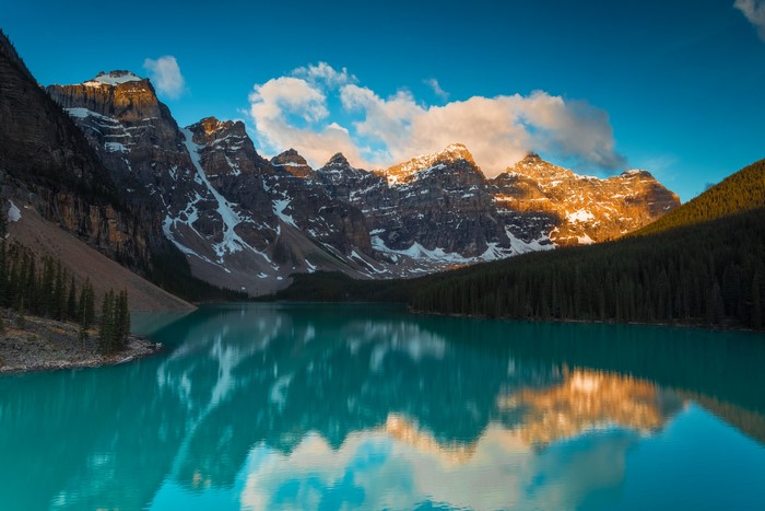 Moraine Lake in Banff National Park, Canada