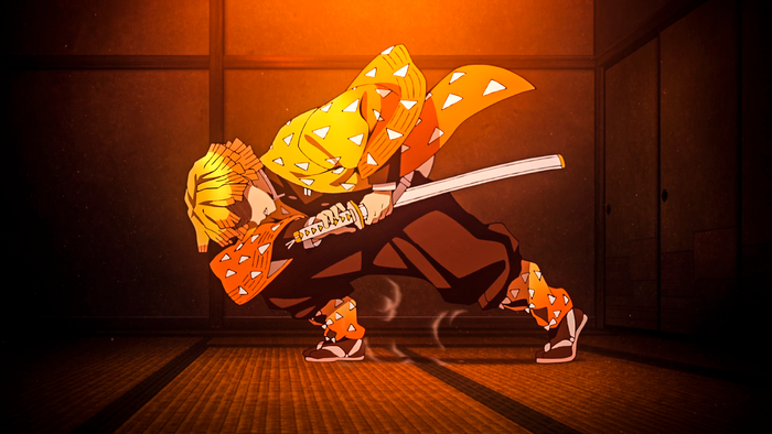 Zenitsu Agatsuma from Kimetsu no Yaiba