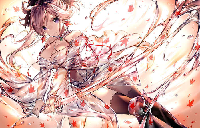 Miyamoto Musashi from Fate/Grand Order with Katana