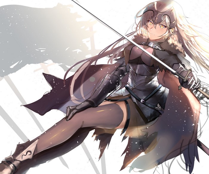 Jeanne d'Arc (Alter) from Fate/Grand Order with sword
