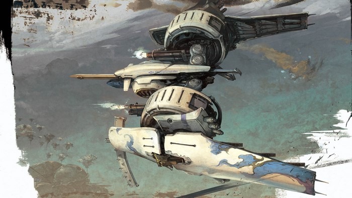 Ikaruga spaceship art