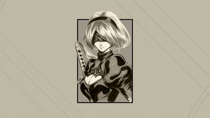 2B from Nier: Automata