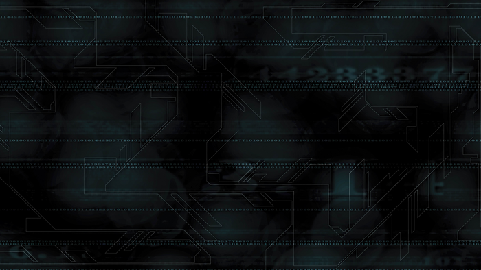 Abstract futuristic tech background with binary code