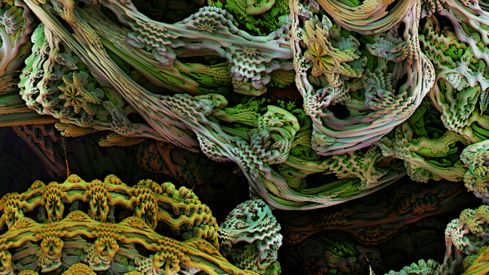 Abstract 3D fractal art