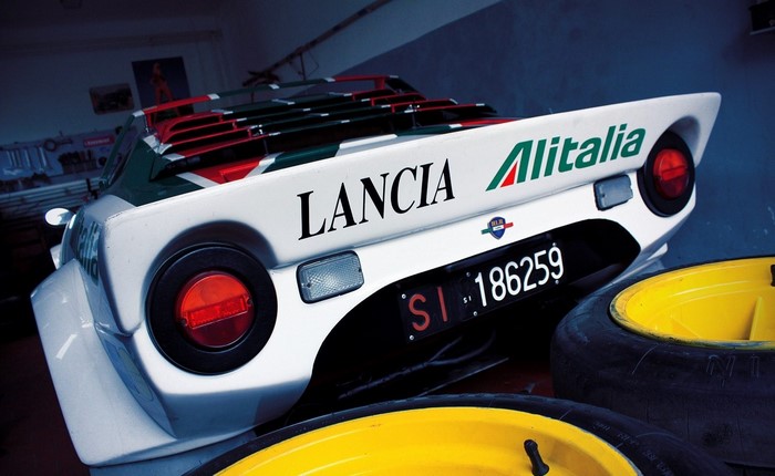 Lancia Stratos Alitalia race car