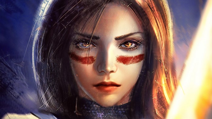 4K Fantasy Art of Alita Battle Angel