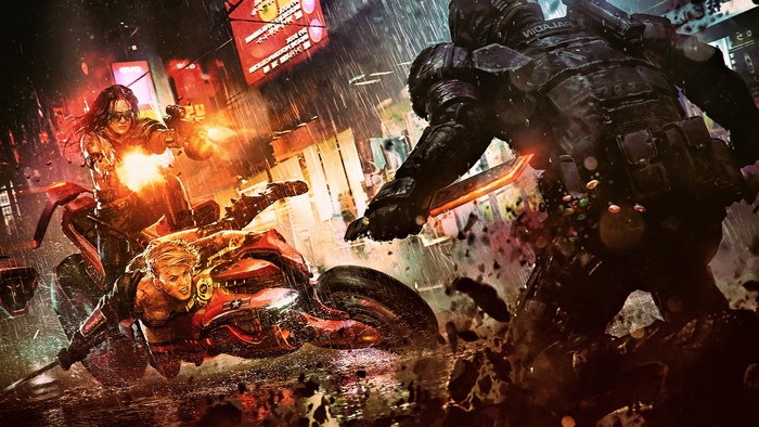Last Man Standing Cyberpunk 4K Concept Art