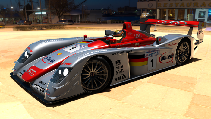 Audi R10 TDI Le Mans Prototype Race Car