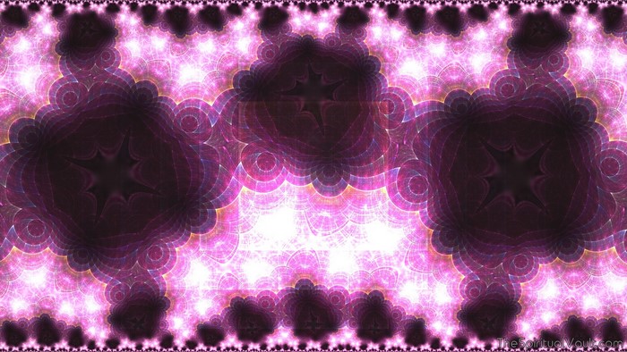 Pink and purple fractal abstract pattern