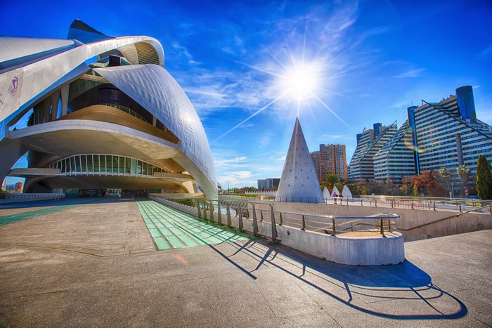 4K Cityscape Architecture in Valencia, Spain