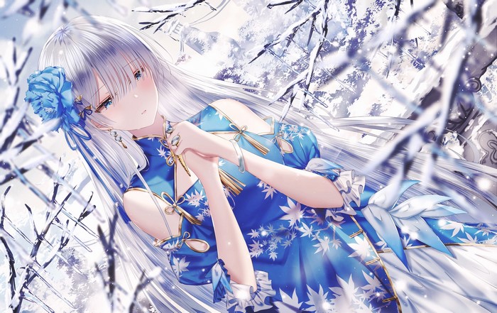 Anastasia from Fate/Grand Order in Winter