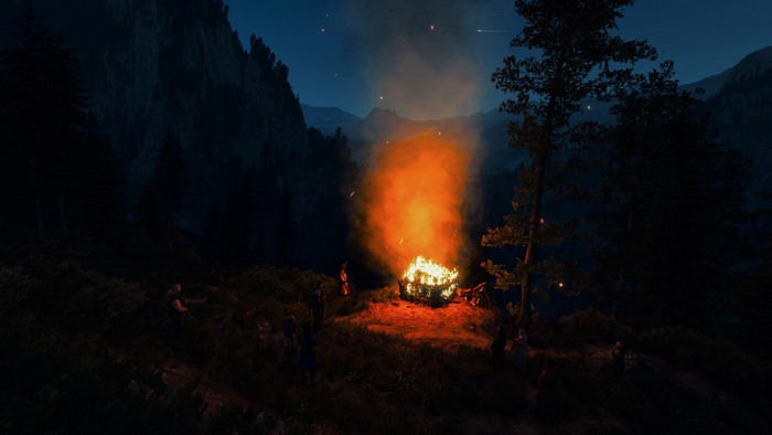 Bonfire in The Witcher 3: Wild Hunt