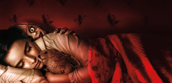 Annabelle from Annabelle Comes Home Horror Movie