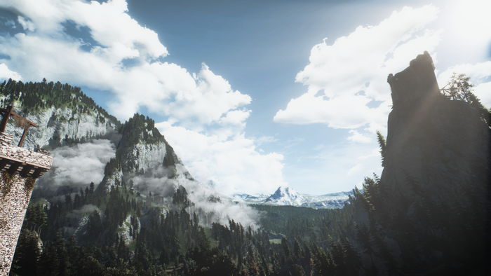 The Witcher 3: Kaer Morhen Mountains