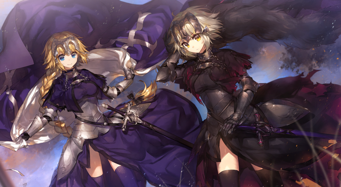 Fate/Apocrypha, Jeanne (Alter) (Fate/Grand Order), short hair, anime ...