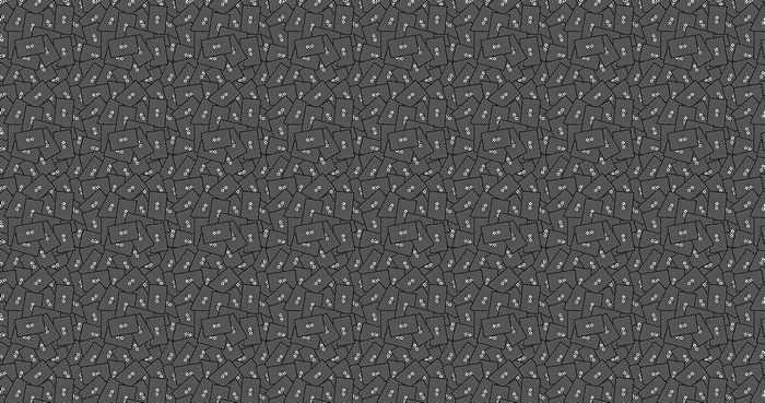 Monochrome pattern of playing cards