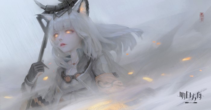Ptilopsis from Arknights