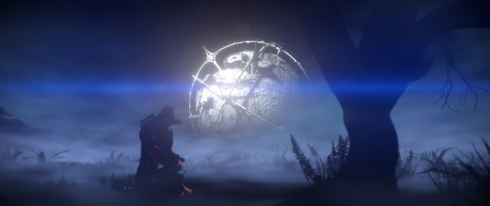 Excalibur Warframe Under the Moonlight