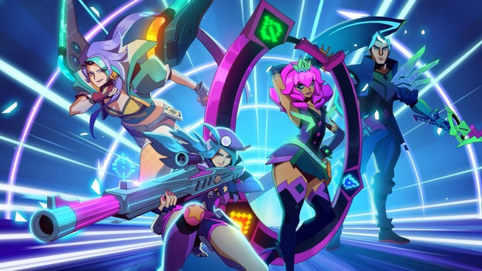 Arcade Caitlyn, Kai'Sa, and Yasuo from League of Legends