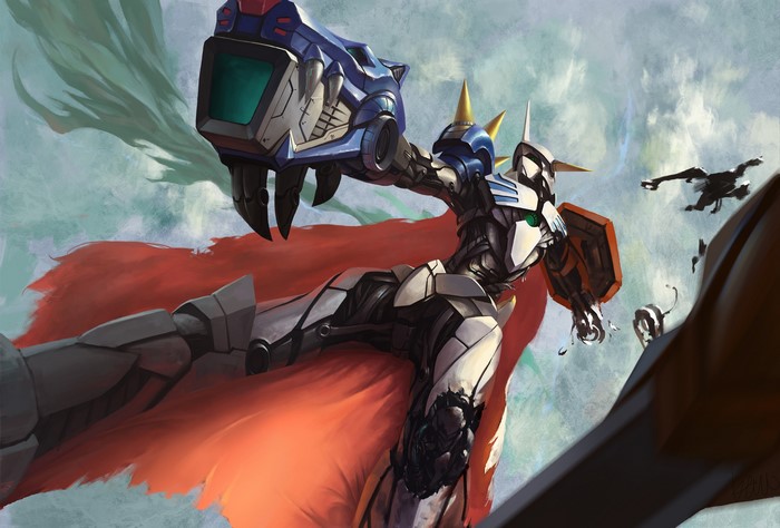 WarGreymon from Digimon fan art