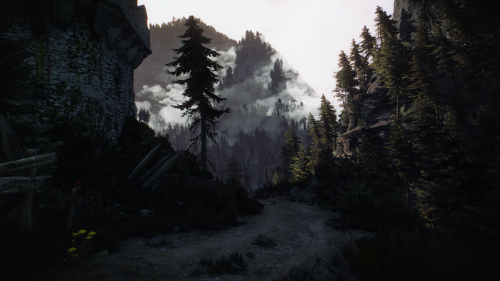 The Witcher 3: Kaer Morhen Mountain Pass