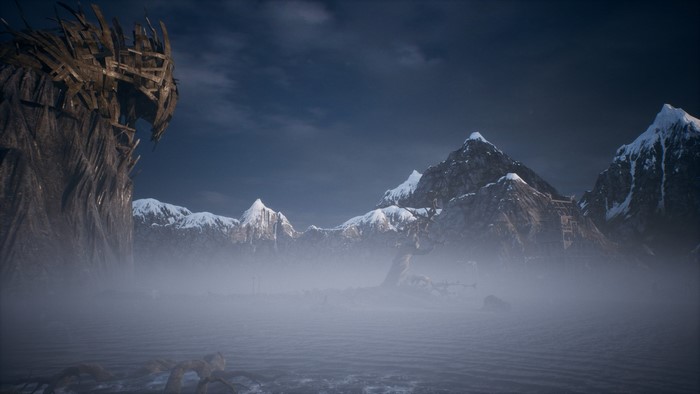 Hellblade: Senua's Sacrifice - Misty Mountains and Dead Trees