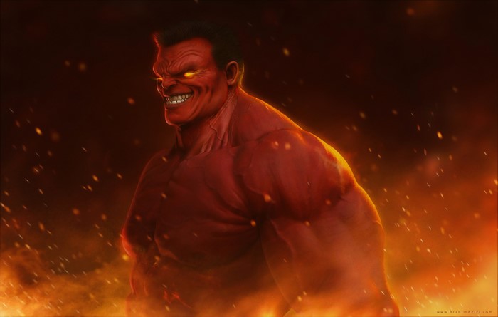 Red Hulk from Marvel Comics