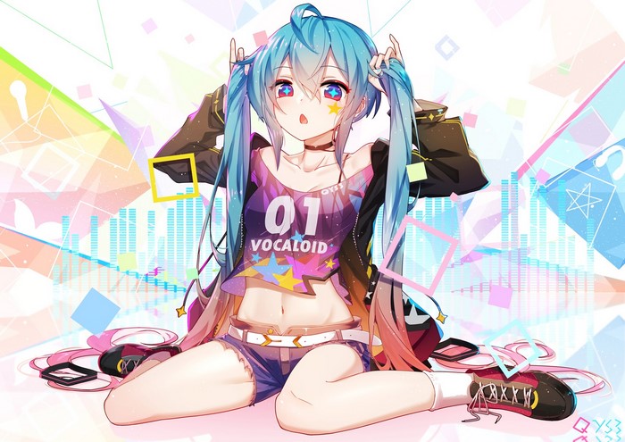 Hatsune Miku from Vocaloid