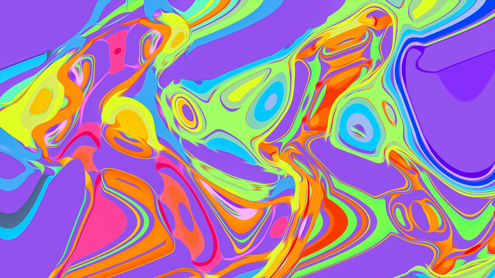 4K Abstract Psychedelic Purple