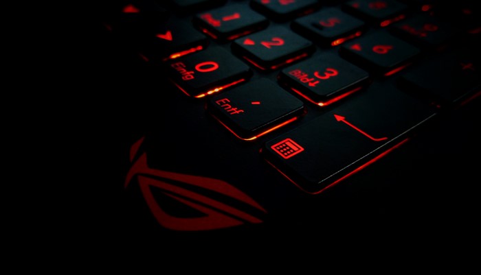 ASUS Republic of Gamers Keyboard with Red Backlighting