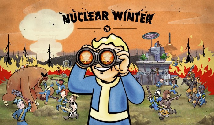 Vault Boy in Fallout 76 Nuclear Winter