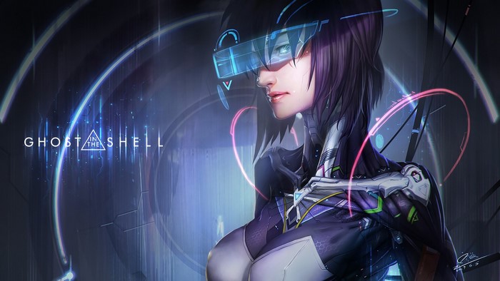 Motoko Kusanagi from Ghost in the Shell