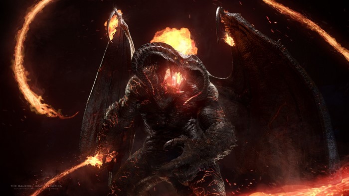 The Balrog from The Lord of the Rings by Ozani Ferreira