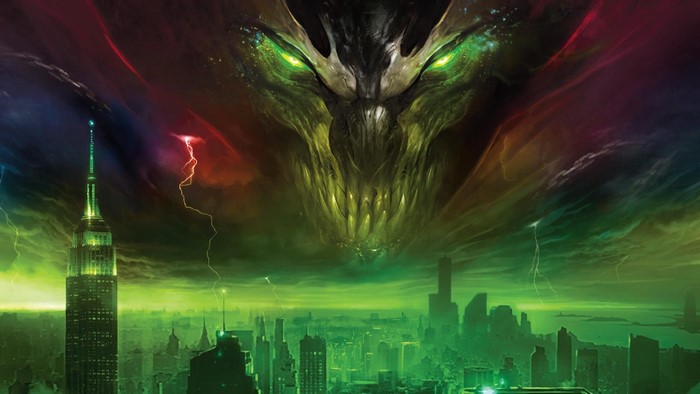 Spawn over New York City